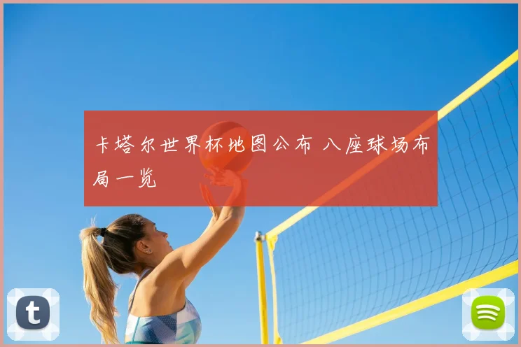 卡塔尔世界杯地图公布 八座球场布局一览